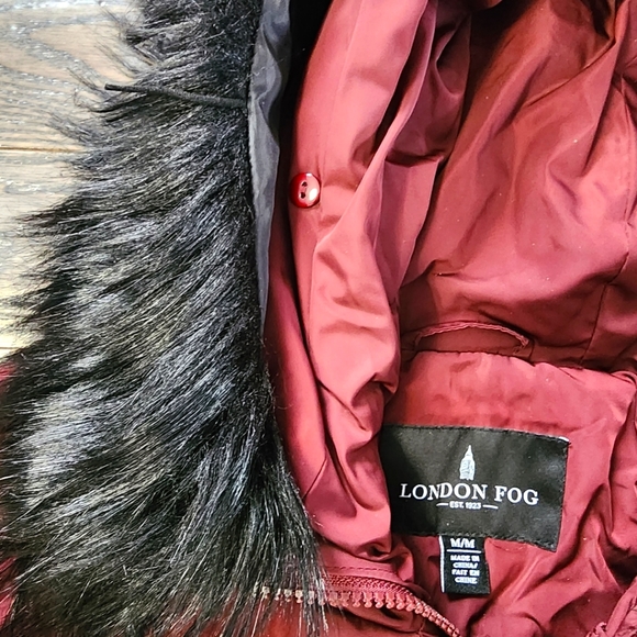 New London Fog Womens Down Feather Long Winter Jacket Medium - Picture 11 of 14